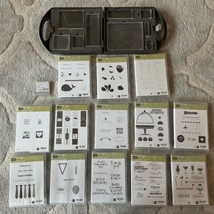 HUGE Stampin’ Up! Stamp and Block Lot - Most Brand New!